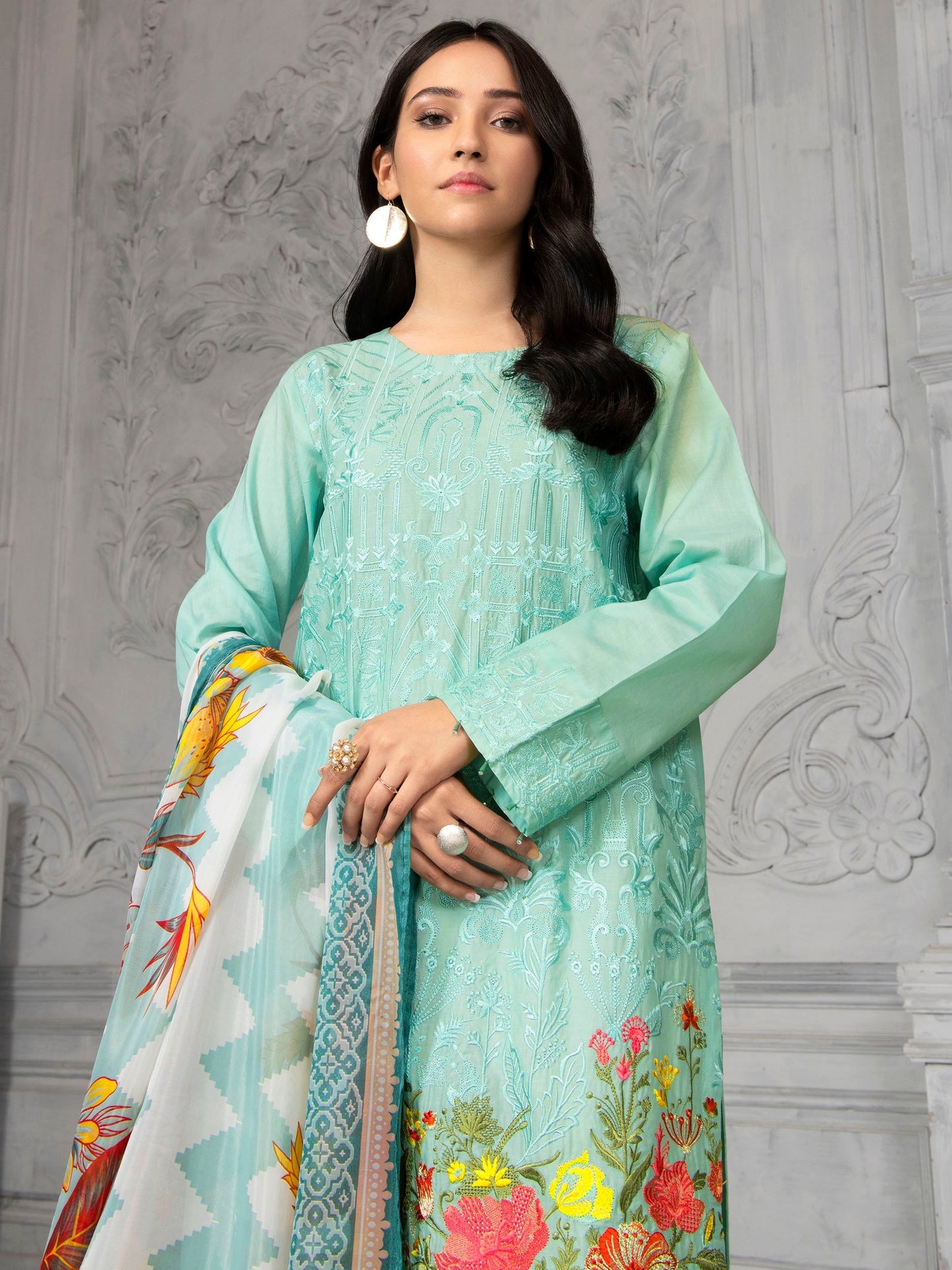 2 Piece Embroidered Lawn Suit