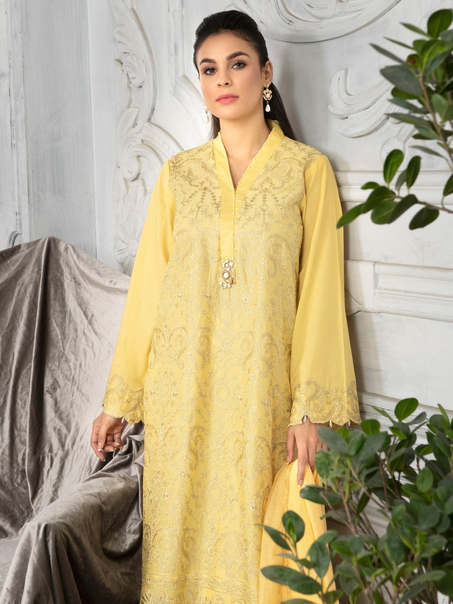 2 Piece Embroidered Lawn Suit