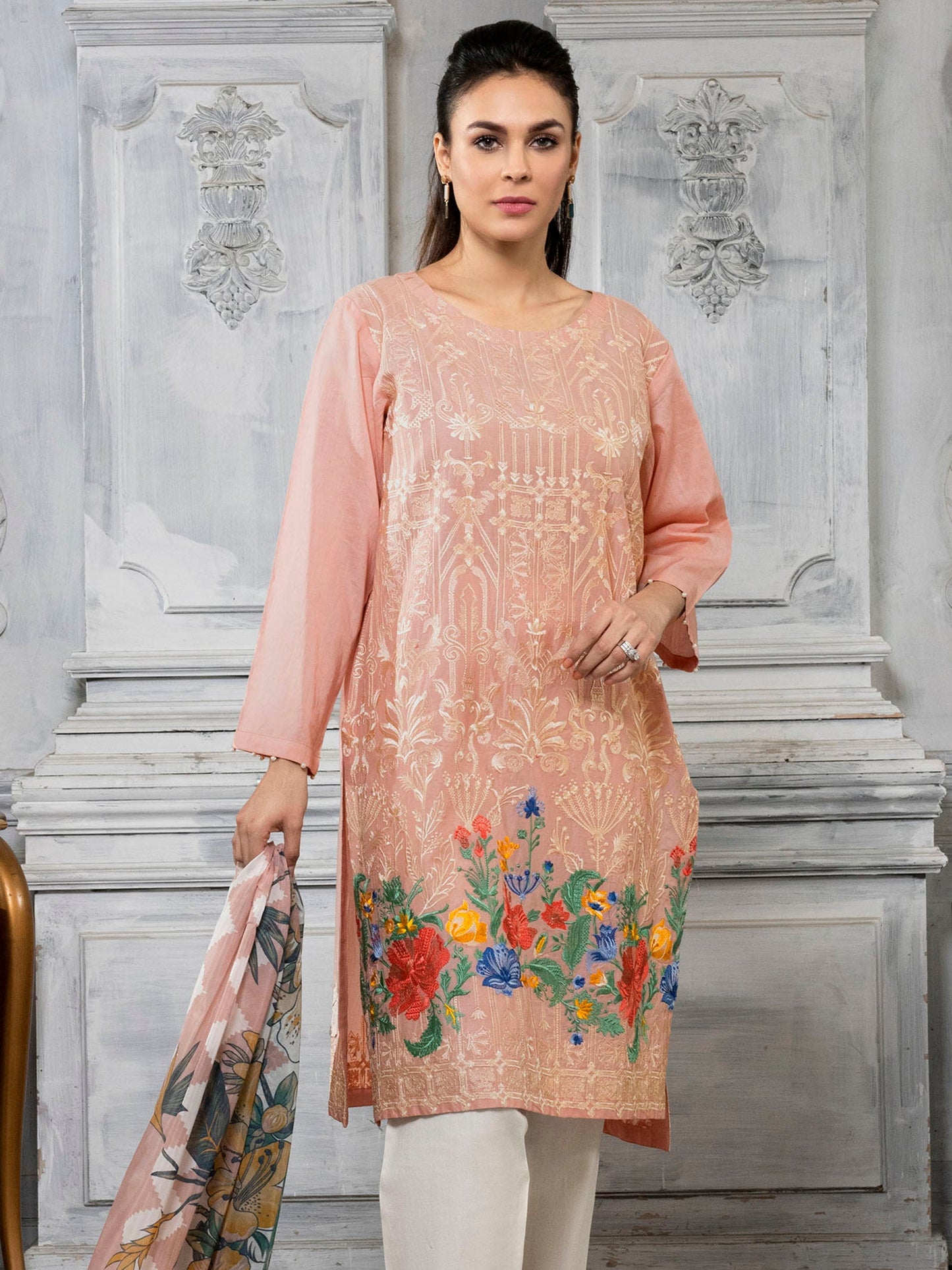 2 Piece Embroidered Lawn Suit