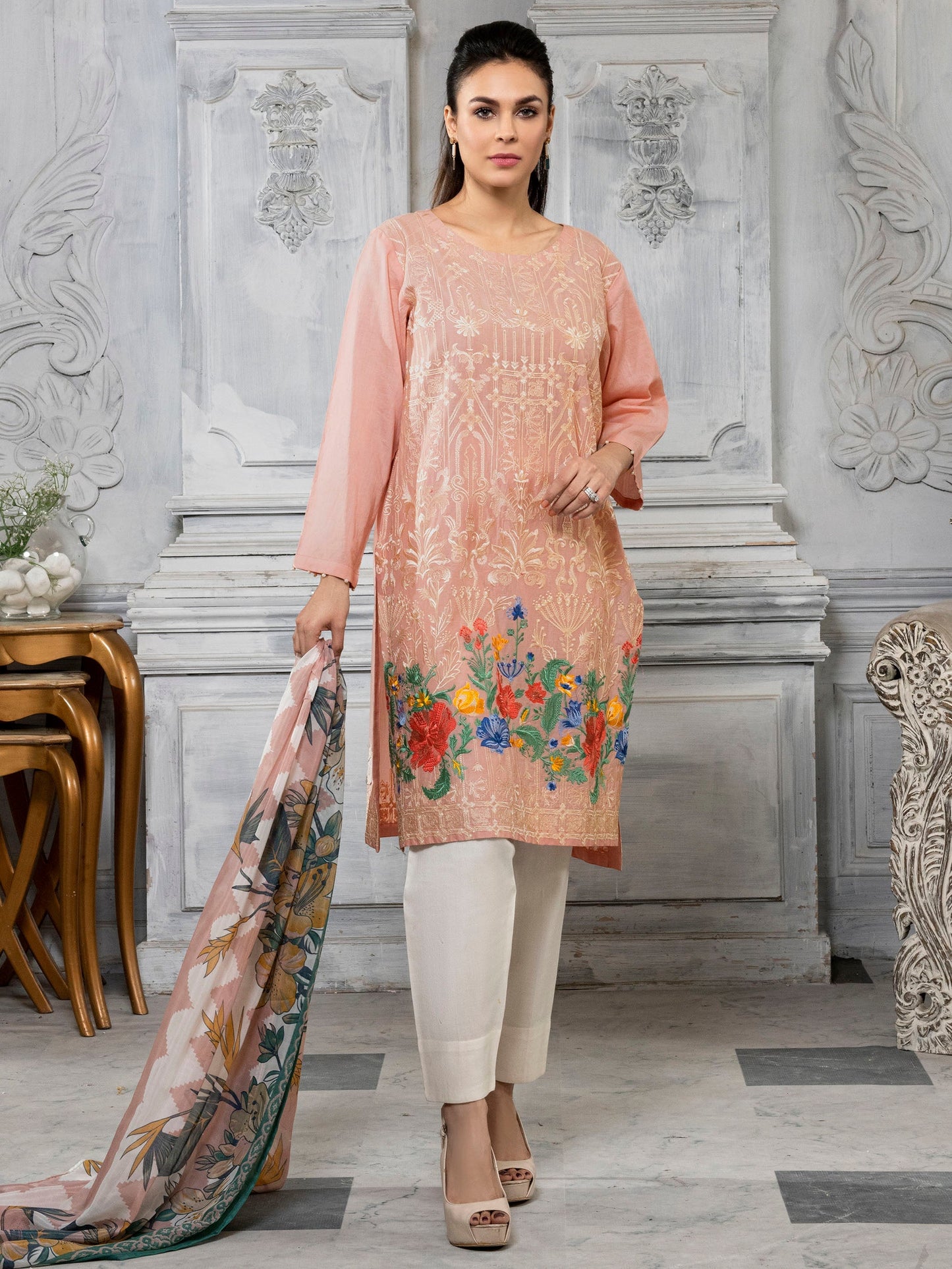 2 Piece Embroidered Lawn Suit