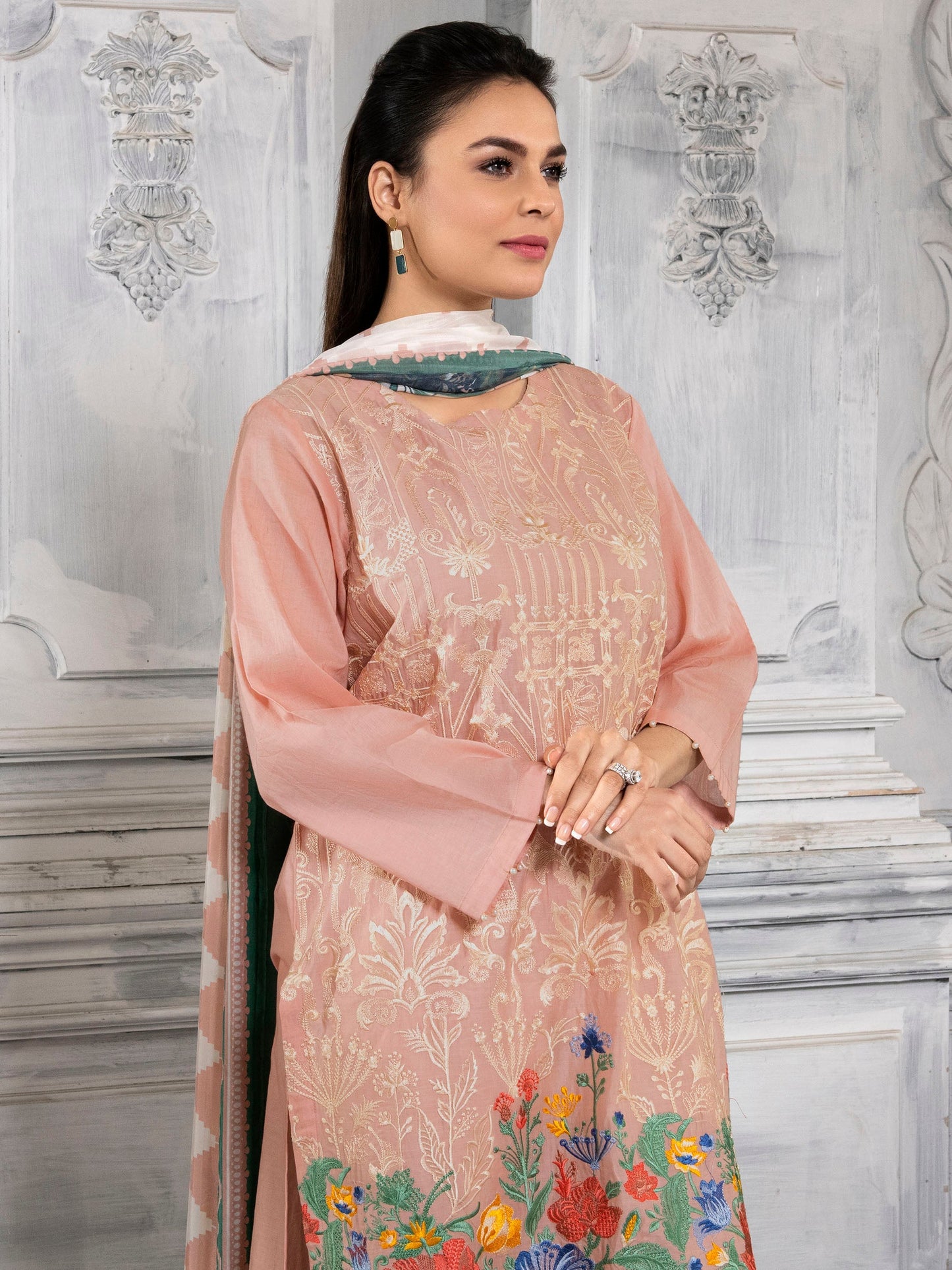 2 Piece Embroidered Lawn Suit