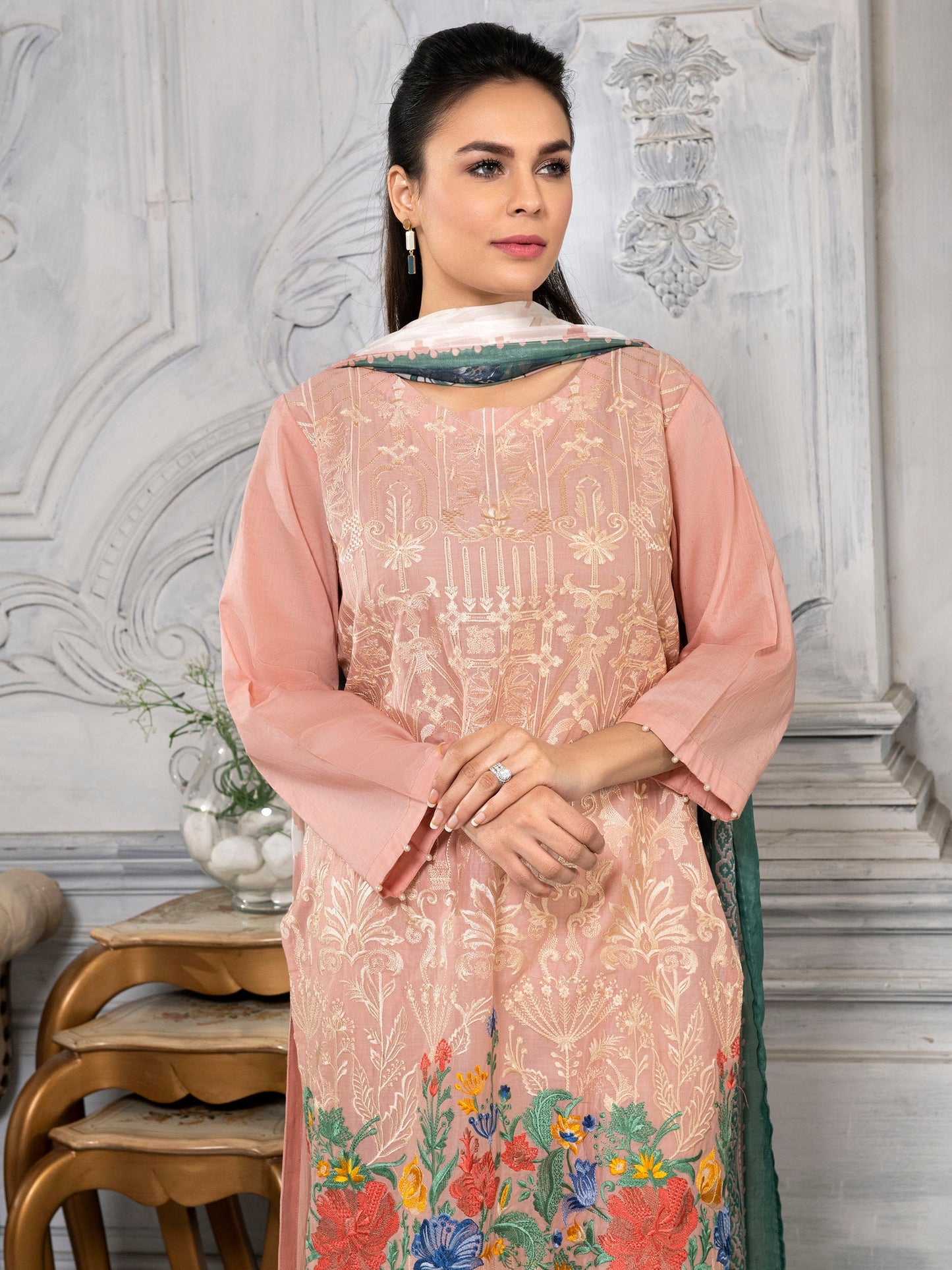 2 Piece Embroidered Lawn Suit