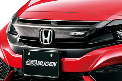 Mugen CFRP Front Grill Garnish for Honda Civic Type R and 10th gen 2016+ (75130-XNCD-K0S0)