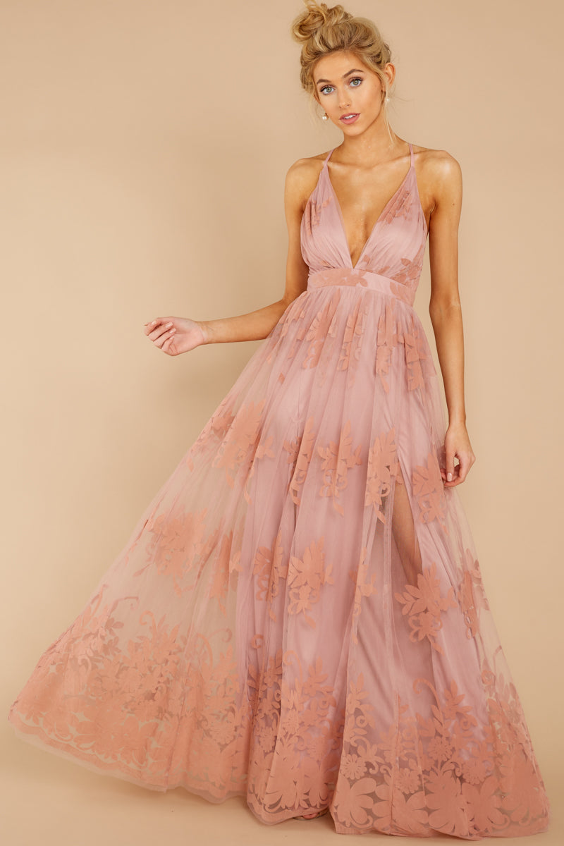 In Any Event Blush Pink Maxi Dress