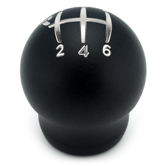 Raceseng Contour Shift Knob (Gate 1 Engraving) M12x1.25mm Adapter - Black Texture