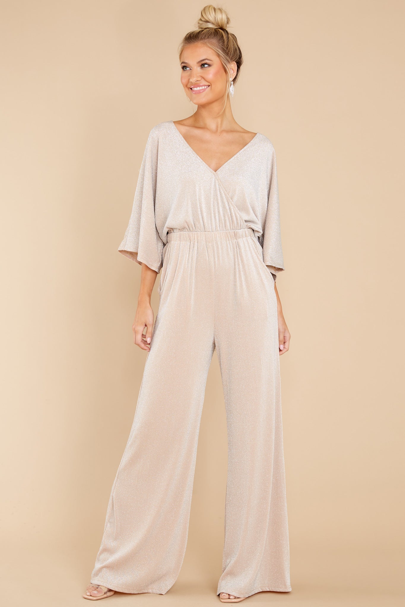 Sparkling Standards Champagne Jumpsuit