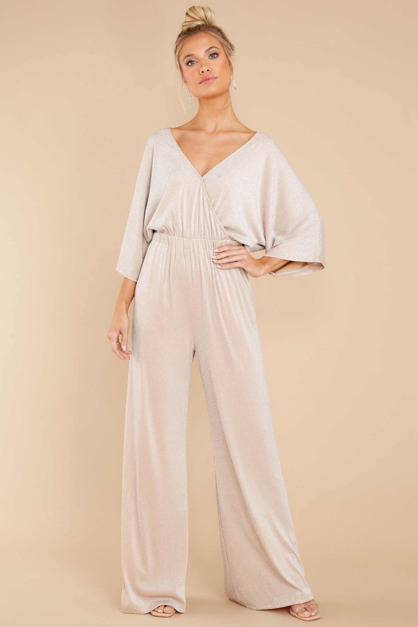 Sparkling Standards Champagne Jumpsuit