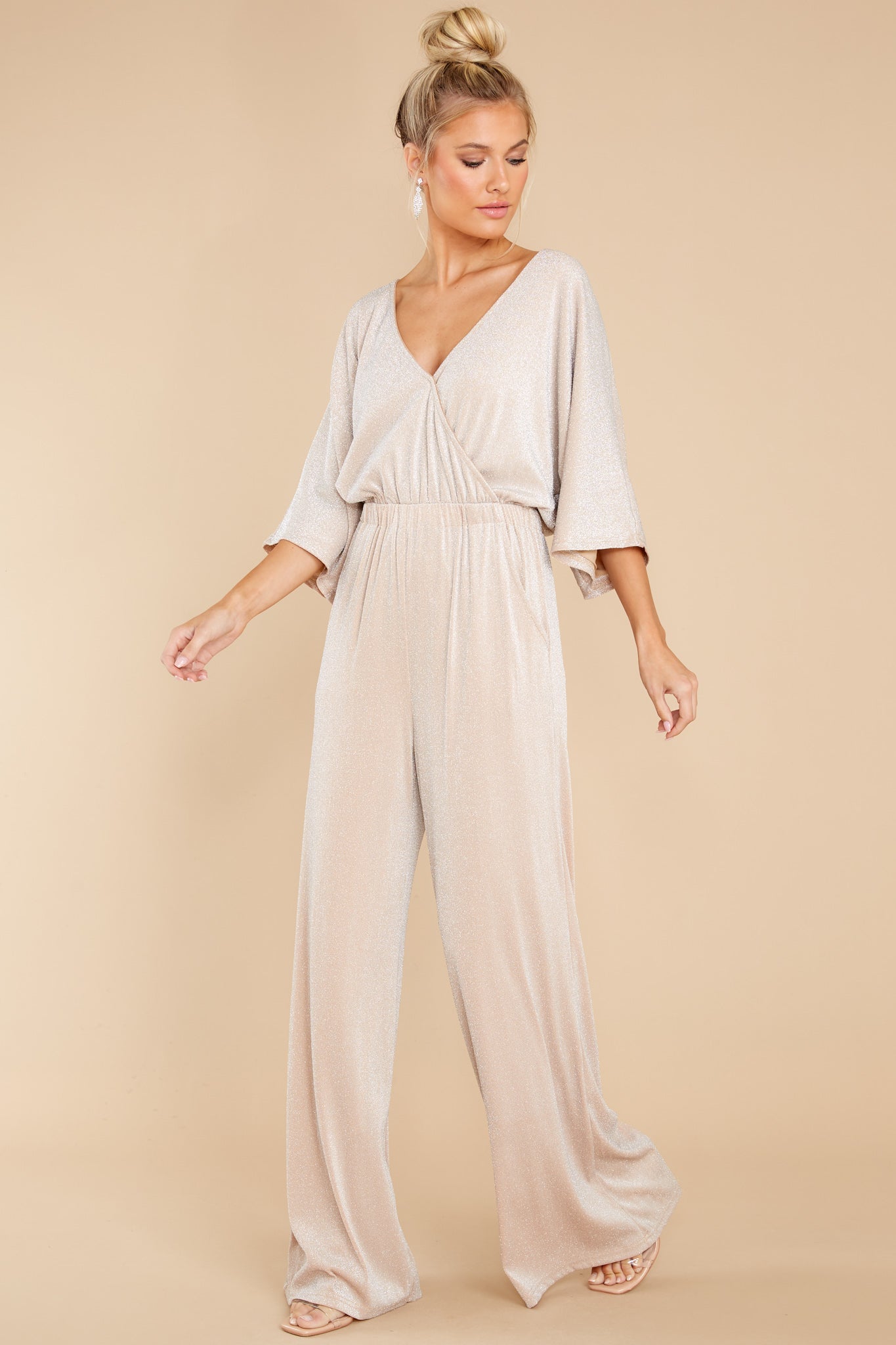 Sparkling Standards Champagne Jumpsuit