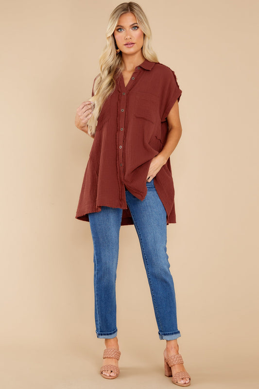 Against All Odds Dark Rust Top
