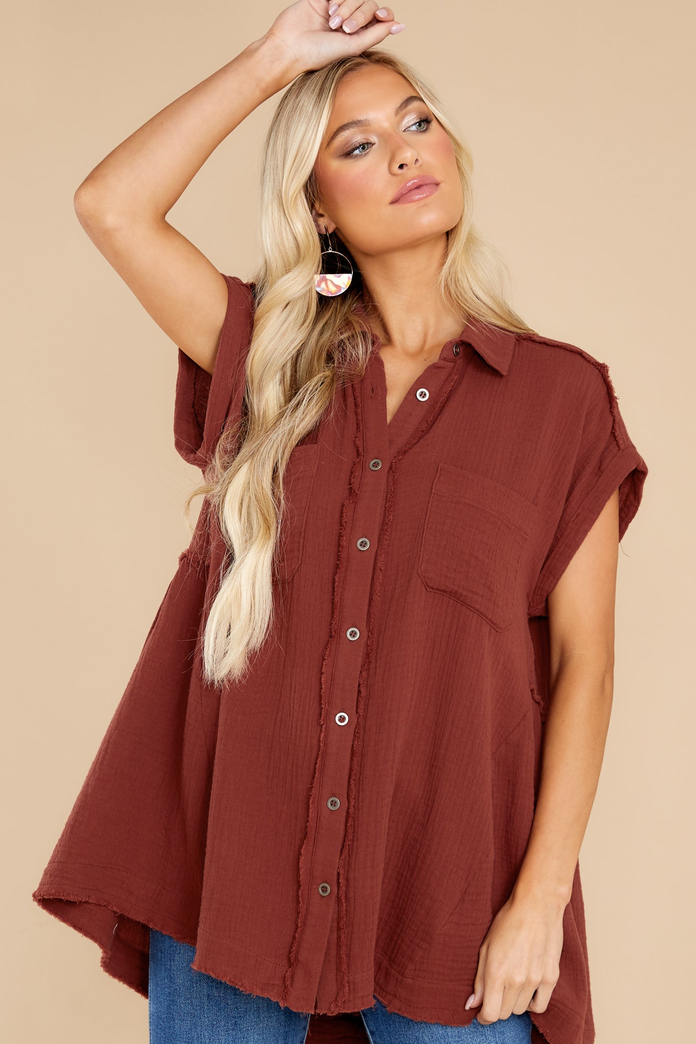 Against All Odds Dark Rust Top