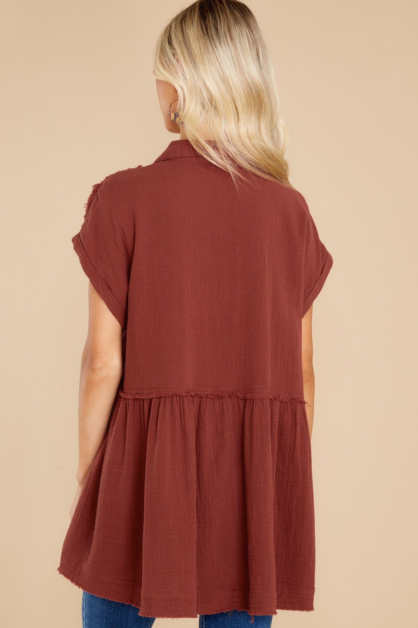 Against All Odds Dark Rust Top