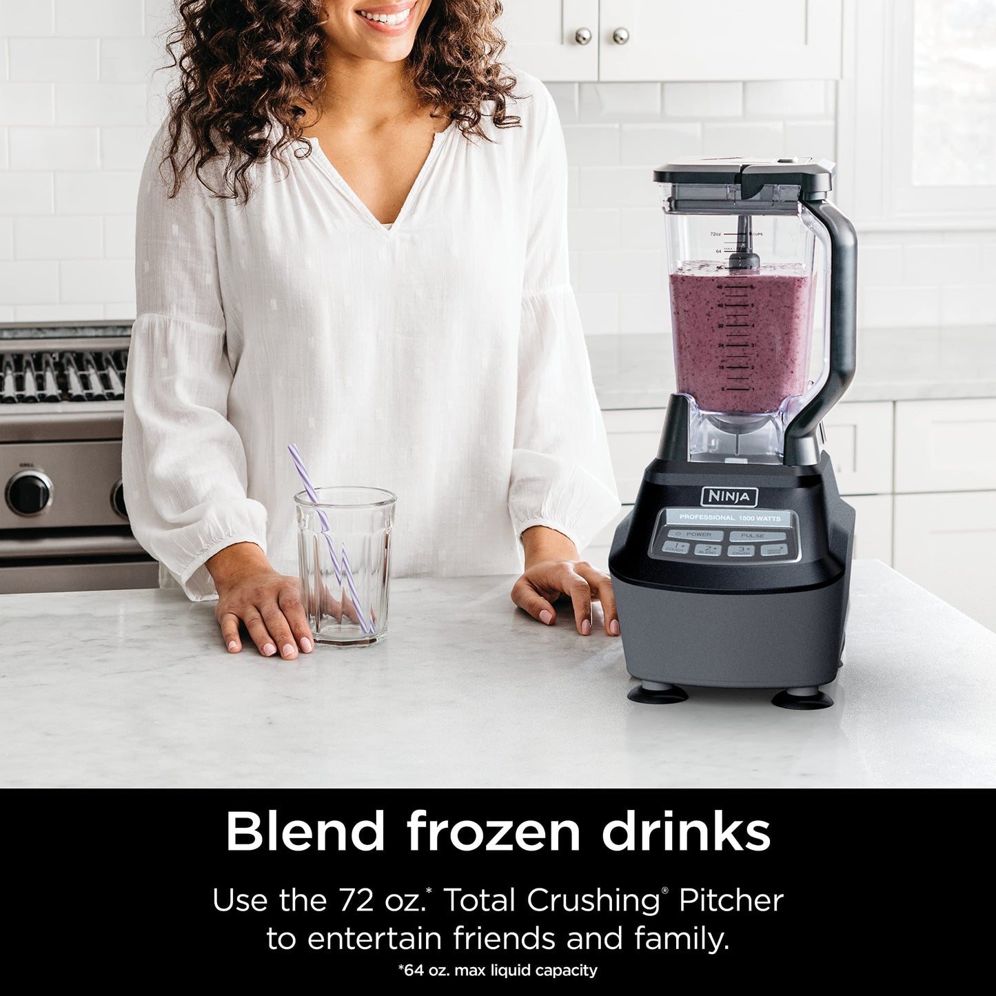 Ninja BL770AMZ Mega Kitchen System Food Processor 1500-Watt, Black