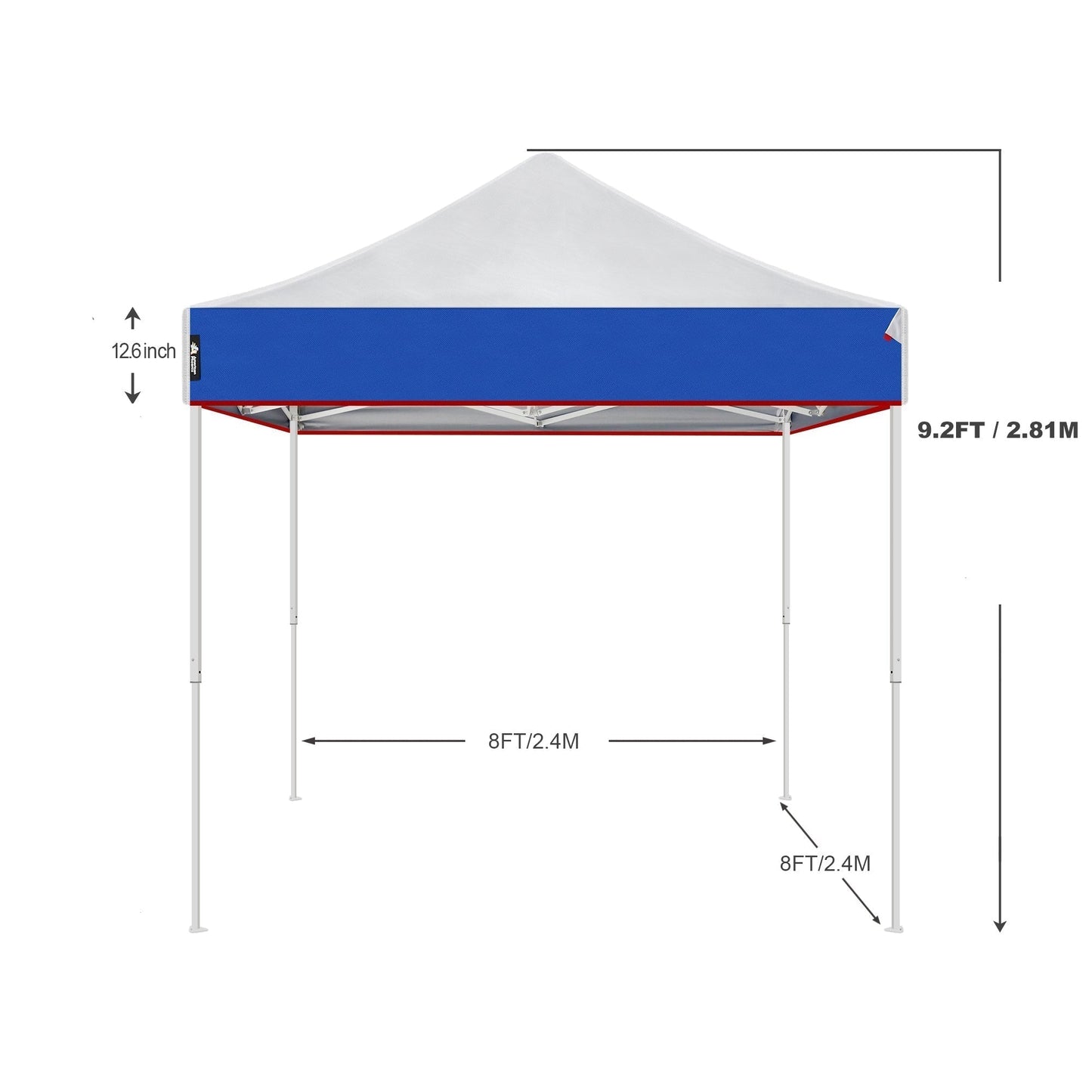 8x8 Blue Sports Portable Canopy Tent