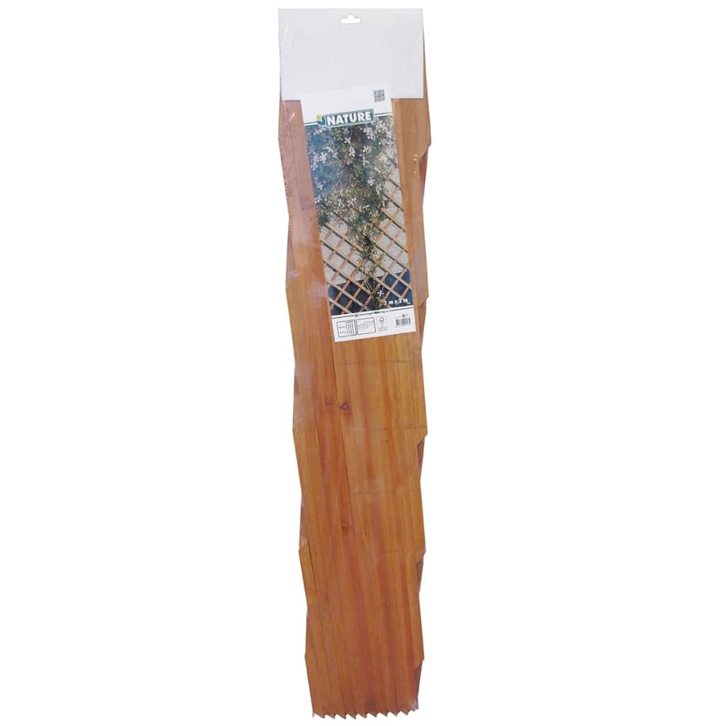 Garten-Rankgitter 100x200 cm Holz Natur 6041703