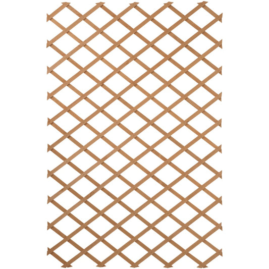 Garten Rankgitter 100x300 cm Holz Braun