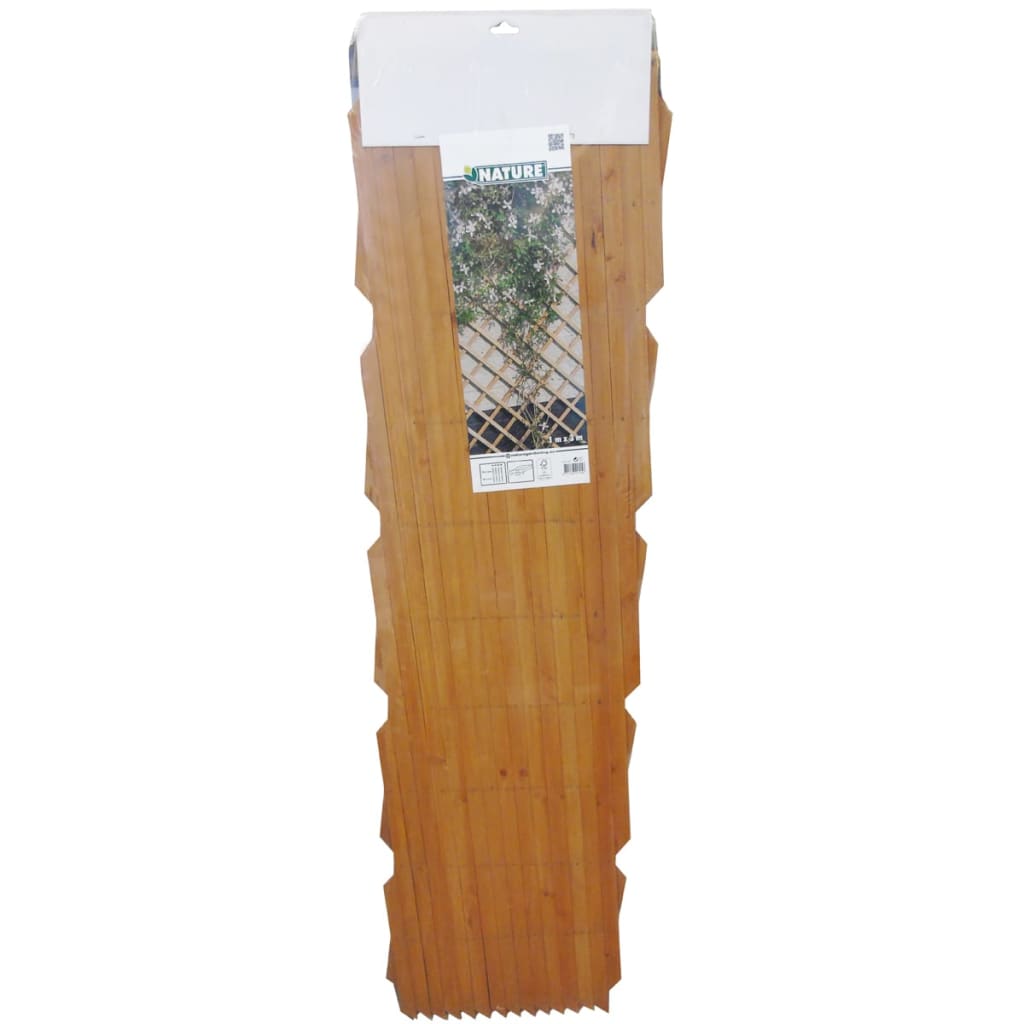 Garten Rankgitter 100x300 cm Holz Braun