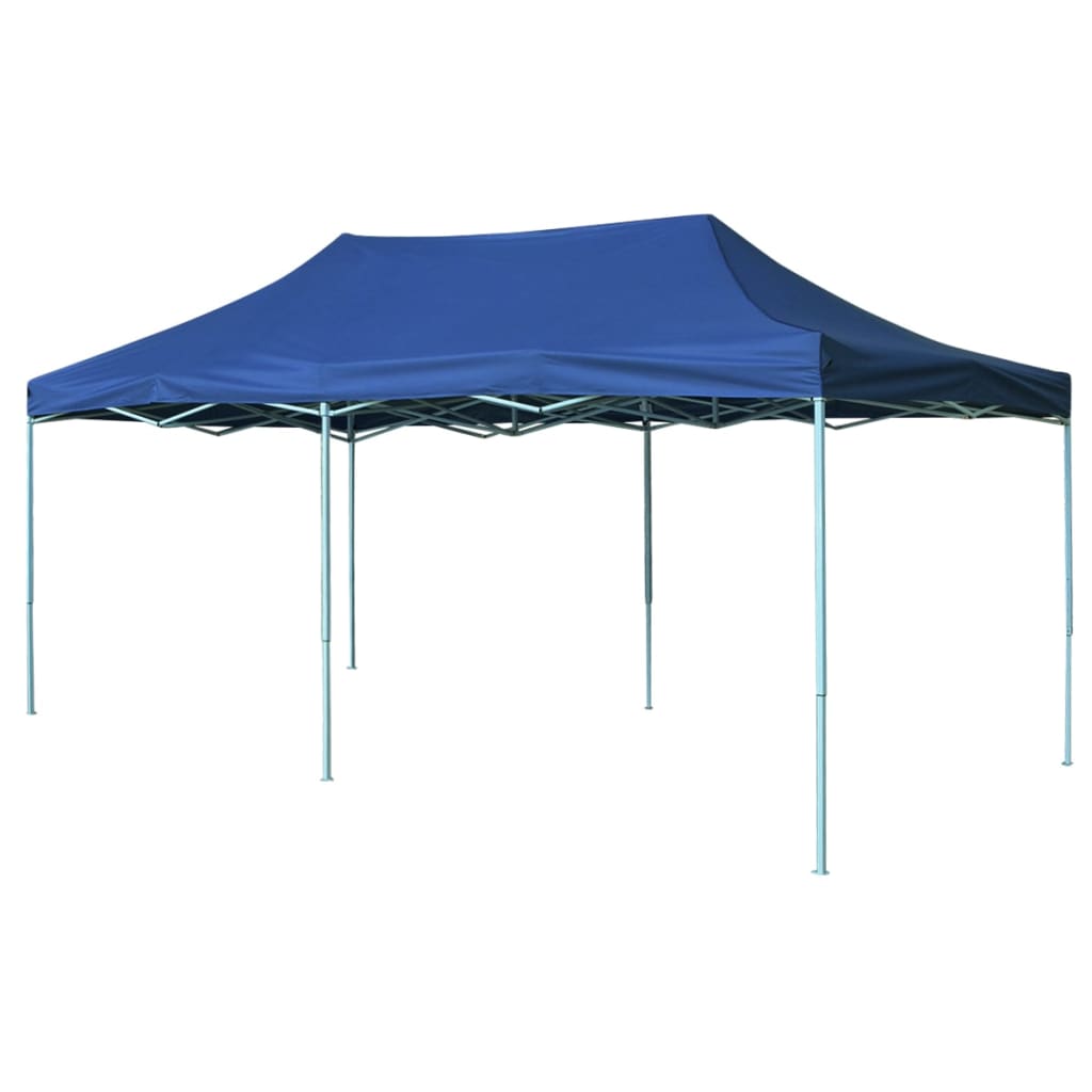 Faltzelt Pop-Up 3 x 6 m Blau