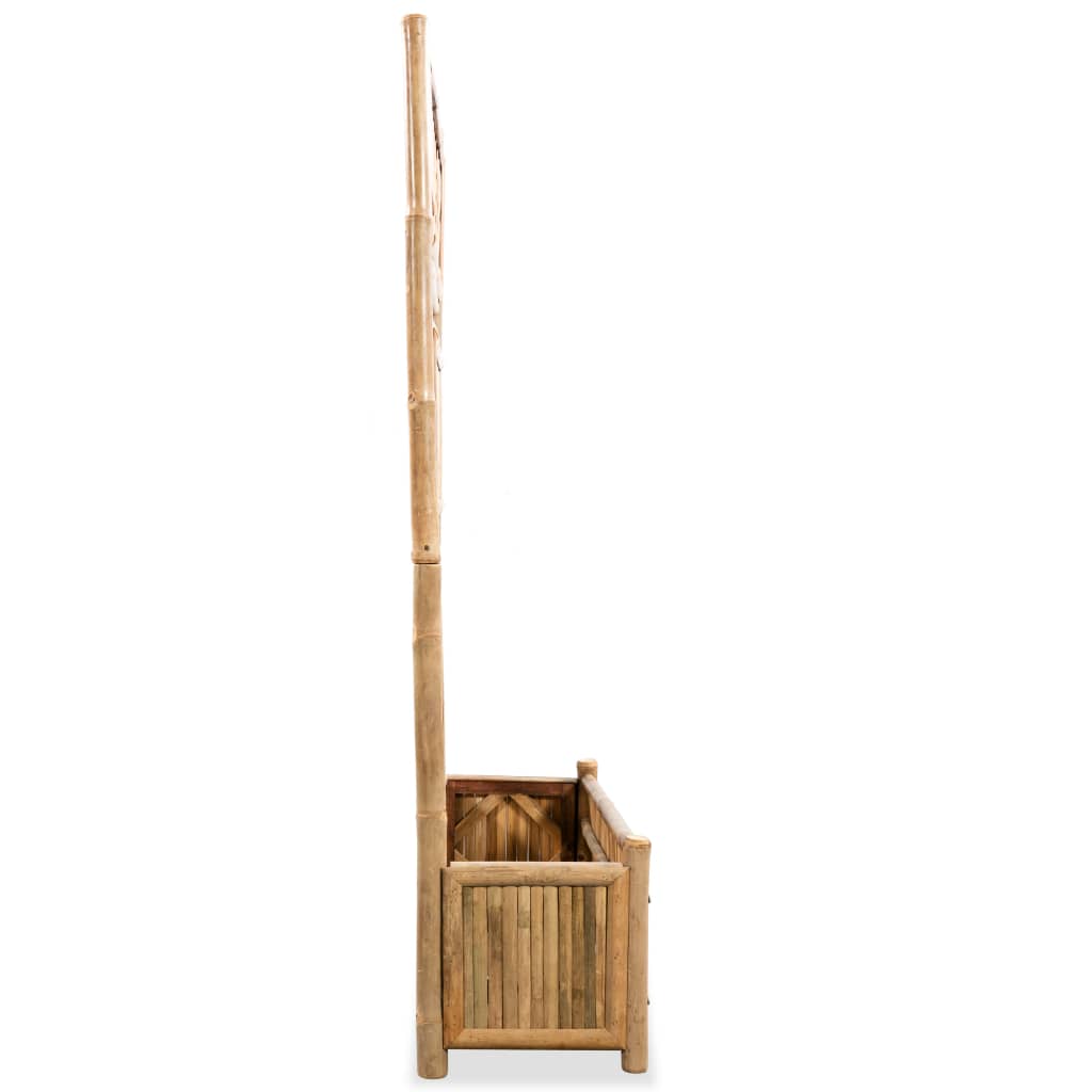 Garten-Hochbeet mit Spalier Bambus 70 cm