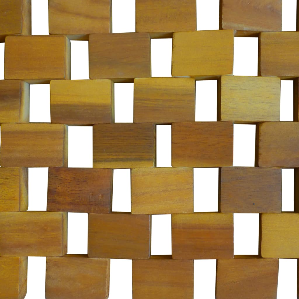 Badematte Akazienholz 80x50 cm Mosaik