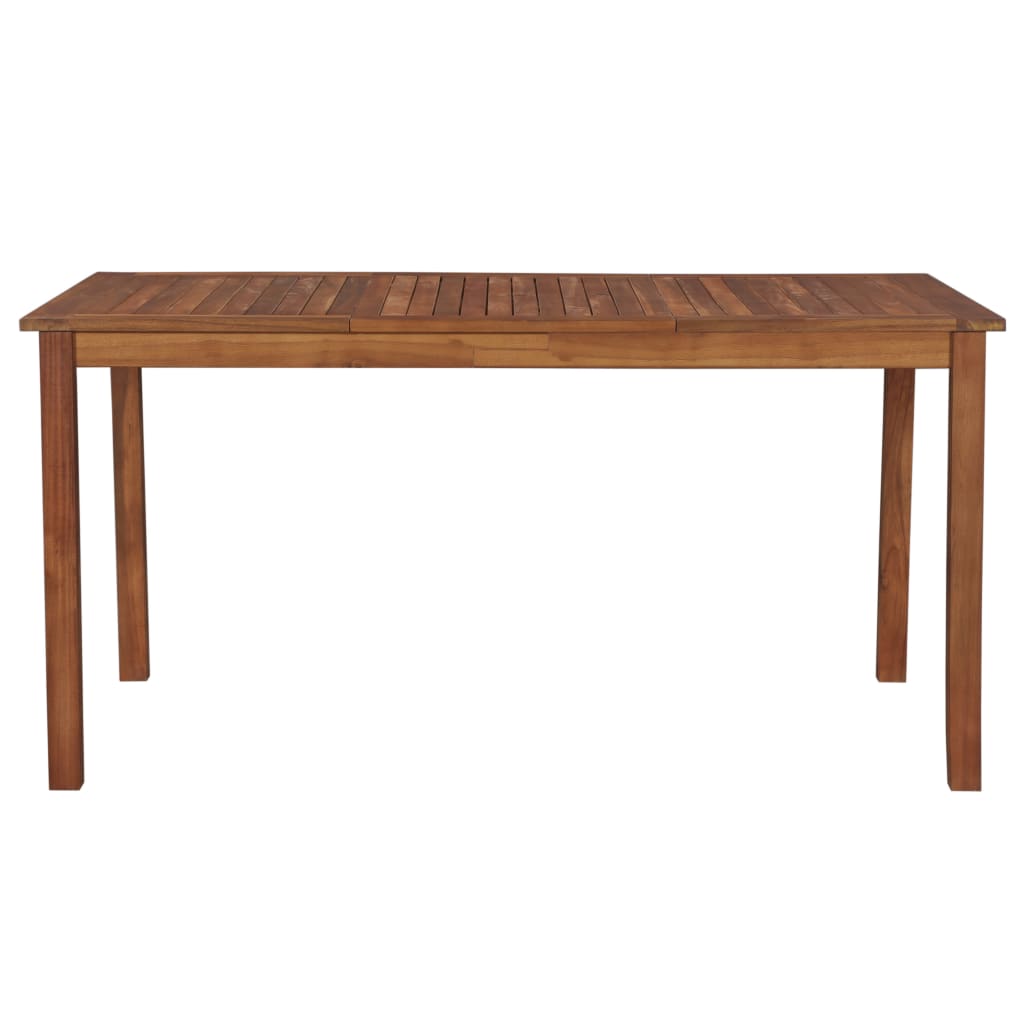 Gartentisch 150x90x74 cm Akazie Massivholz