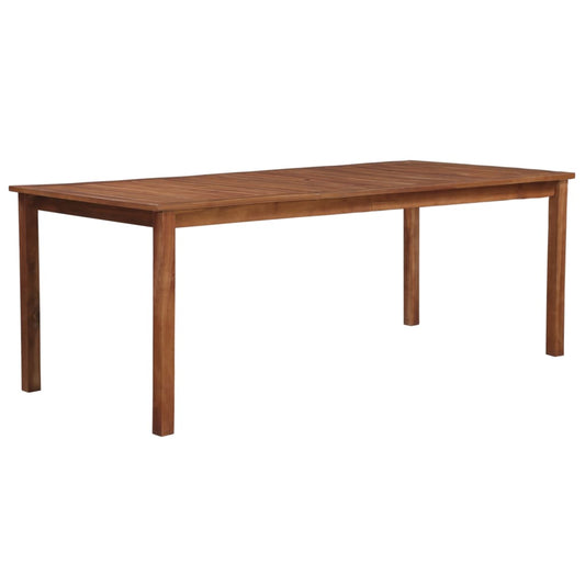 Gartentisch 200x100x74 cm Akazie Massivholz