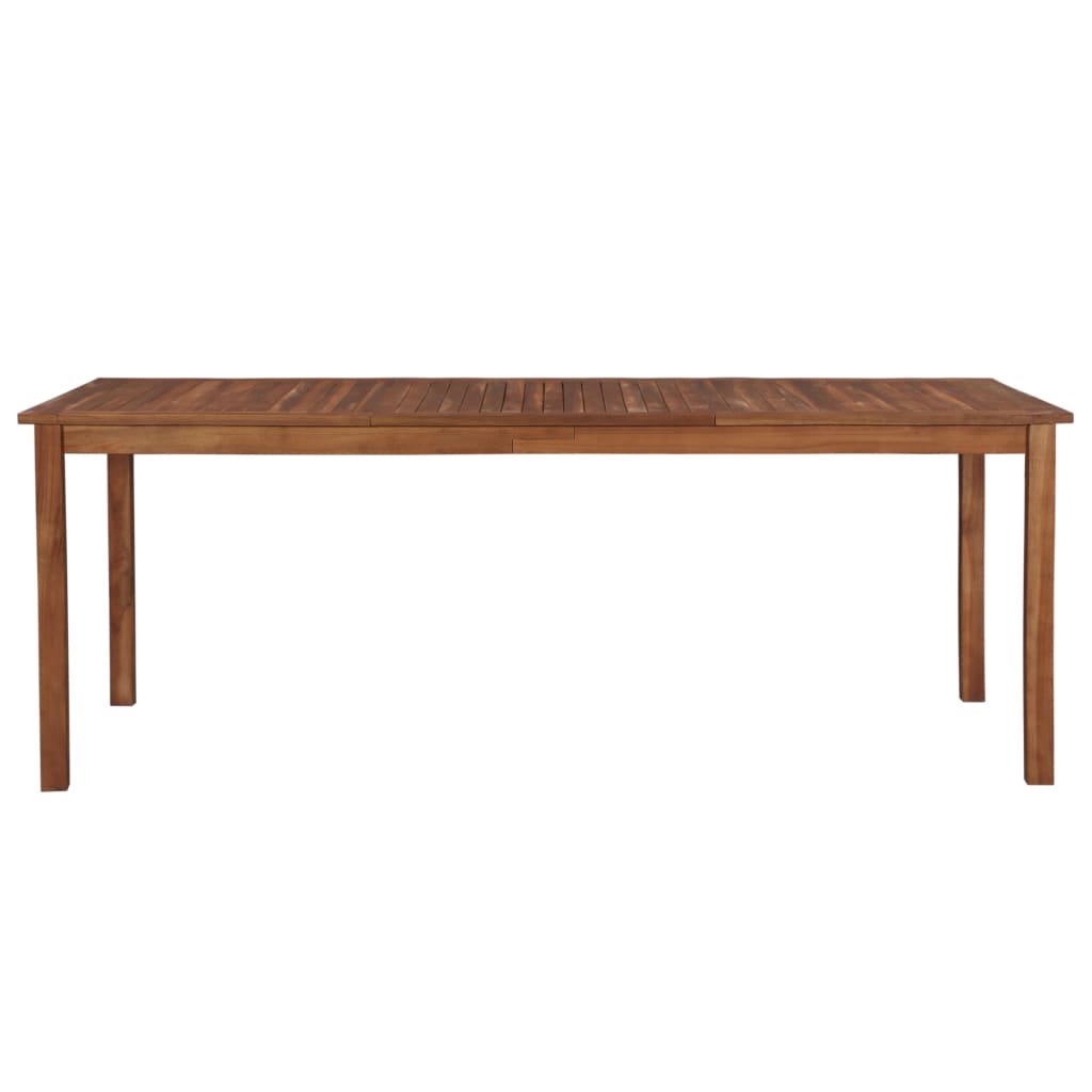 Gartentisch 200x100x74 cm Akazie Massivholz