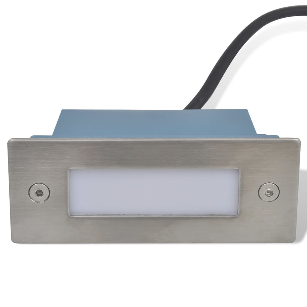 2 x LED Einbauleuchte Treppenleuchte 44 x 111 x 56 mm