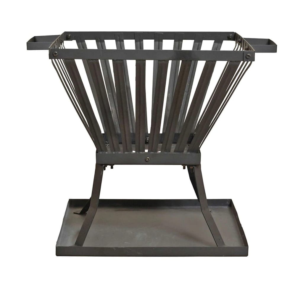 RedFire Feuerkorb Denver Schwarz Stahl 39×39 cm 85015