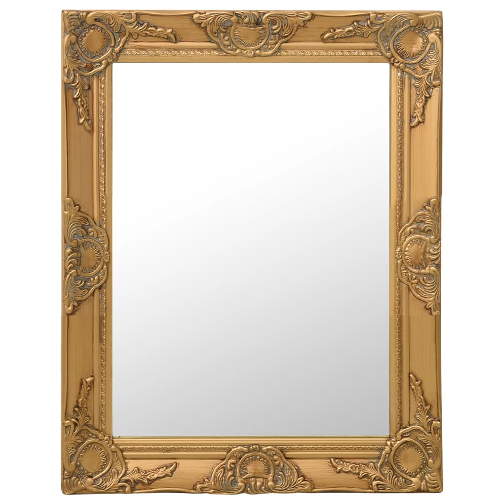 Wandspiegel im Barock-Stil 50 x 60 cm Golden