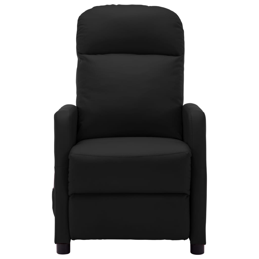 Massagesessel Schwarz Kunstleder