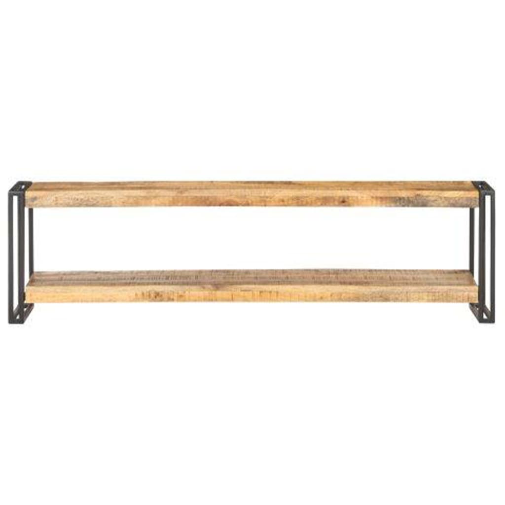 TV-Schrank 150x30x40 cm Raues Mangoholz