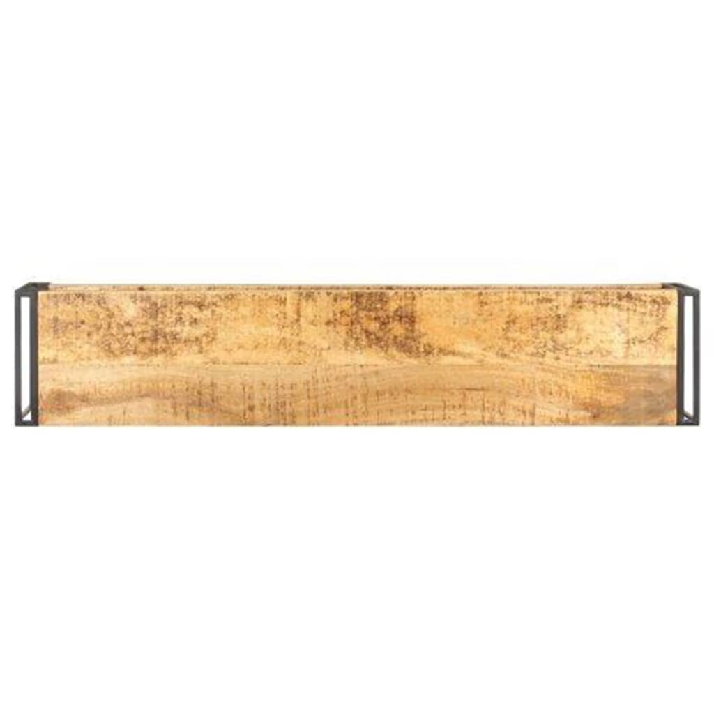 TV-Schrank 150x30x40 cm Raues Mangoholz