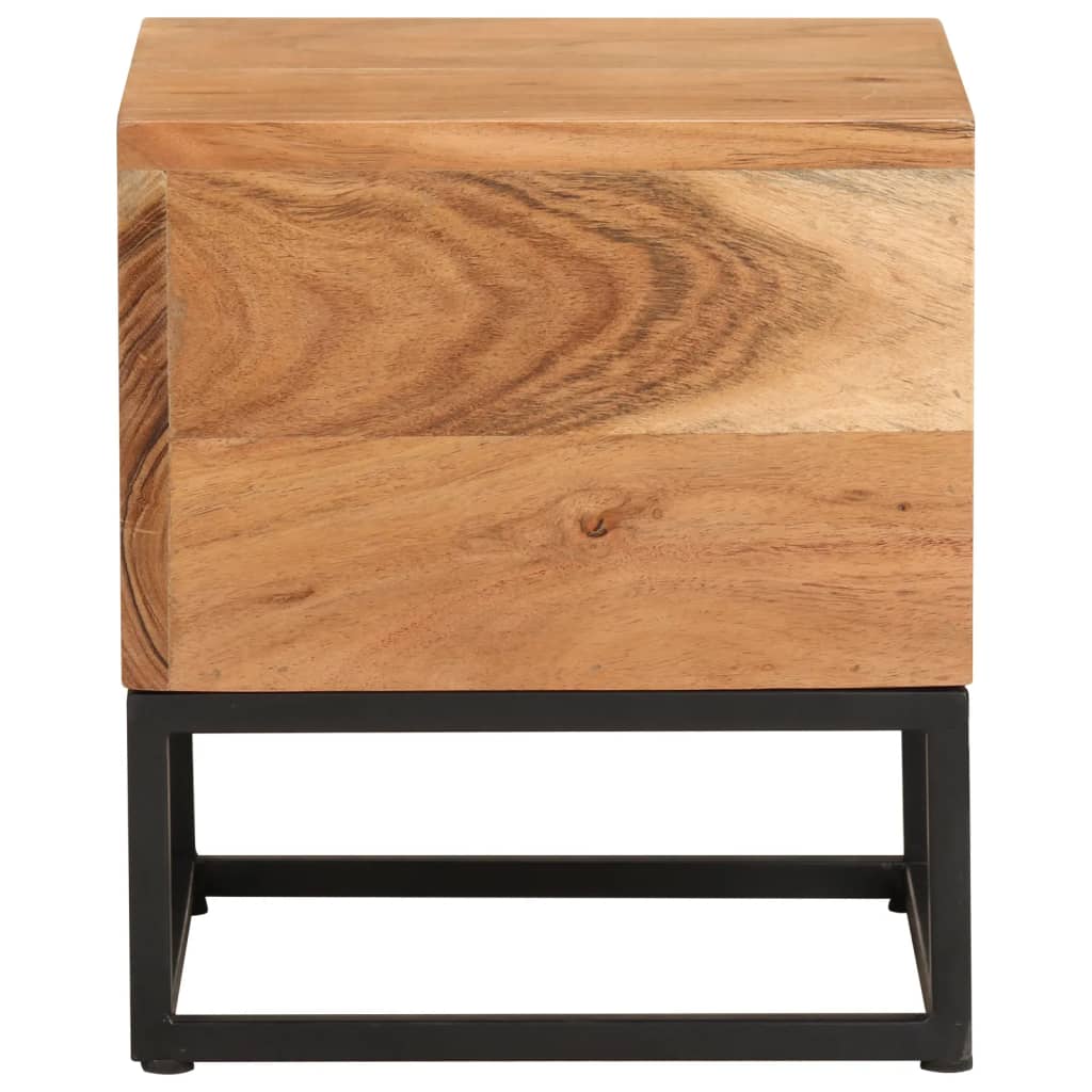 Beistelltisch 30x30x33 cm Massivholz Akazie