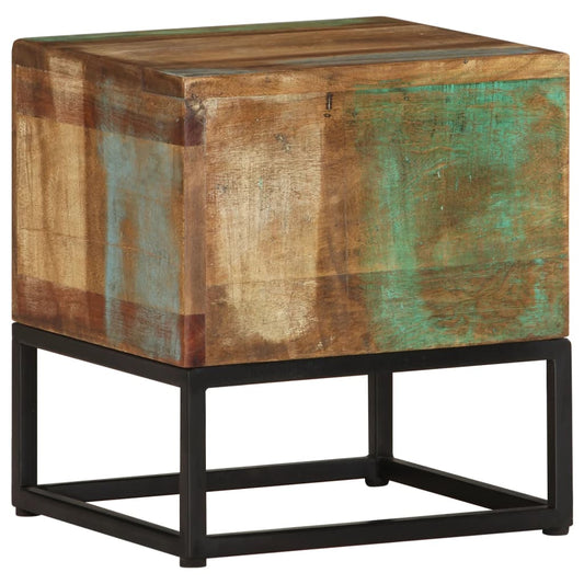 Beistelltisch 30x30x33 cm Altholz Massiv