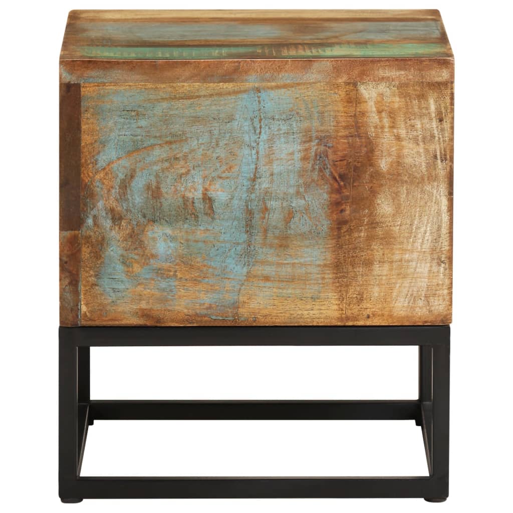 Beistelltisch 30x30x33 cm Altholz Massiv