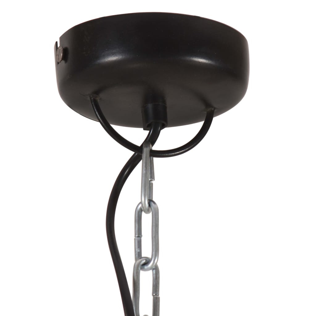 Hängelampe Industriestil 32 cm Schwarz E27