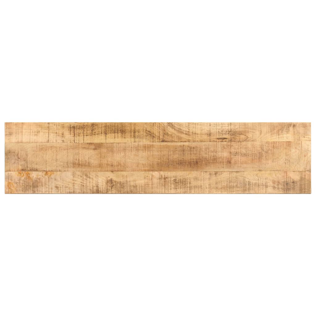 TV-Schrank 130x30x42 cm Raues Mangoholz