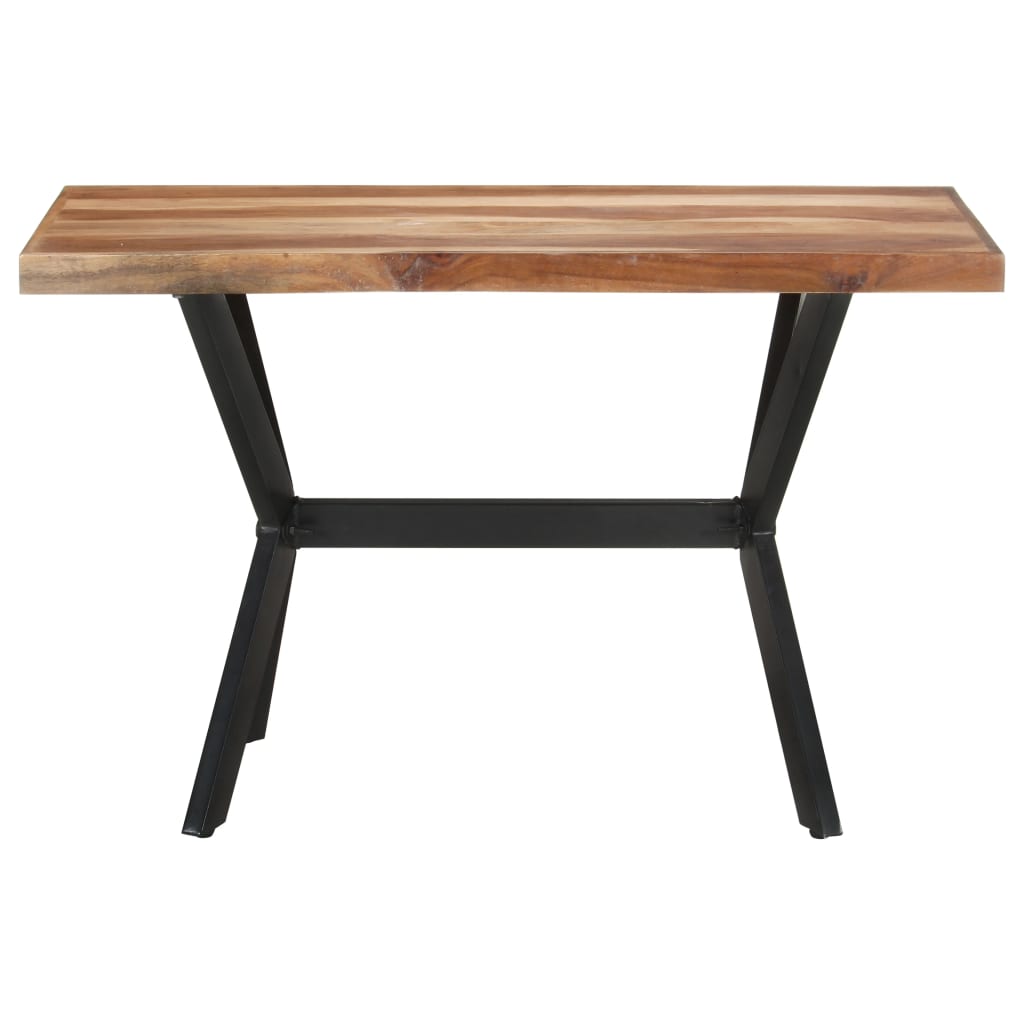 Esstisch 120x60x75 cm Massivholz mit Palisander-Finish