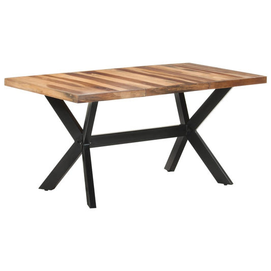 Esstisch 160x80x75 cm Massivholz mit Palisander-Finish