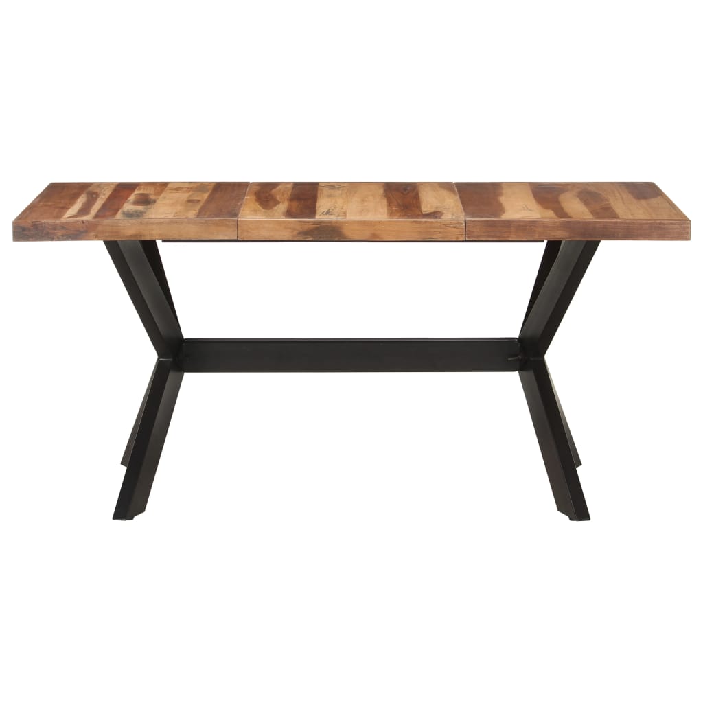 Esstisch 160x80x75 cm Massivholz mit Palisander-Finish