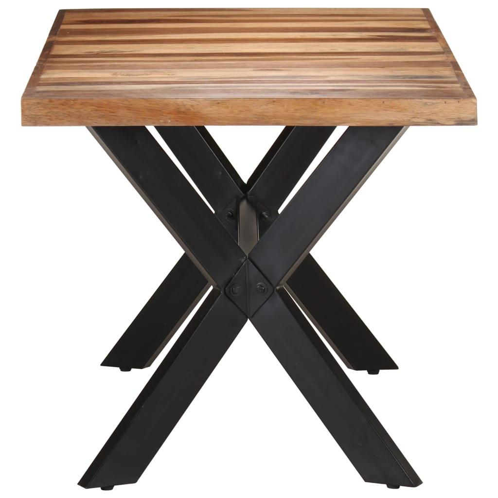 Esstisch 160x80x75 cm Massivholz mit Palisander-Finish