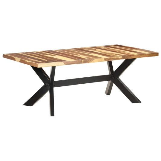 Esstisch 200x100x75 cm Massivholz in Palisander-Optik