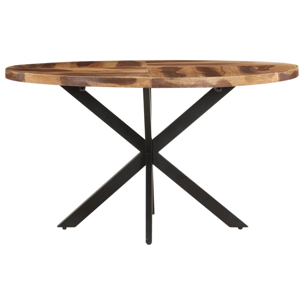 Esstisch 140x80x75 cm Akazie Massivholz mit Palisander-Finish