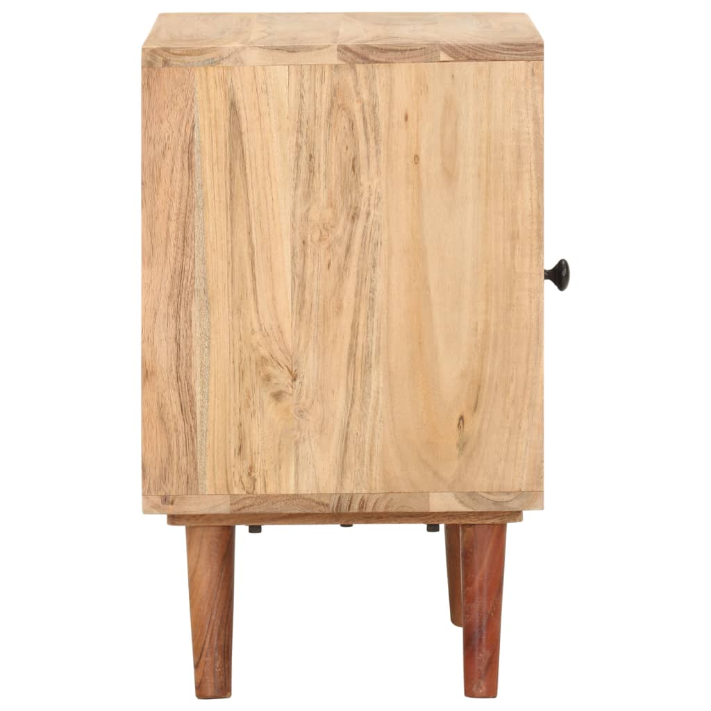 Nachttisch 40x30x50 cm Massivholz Akazie