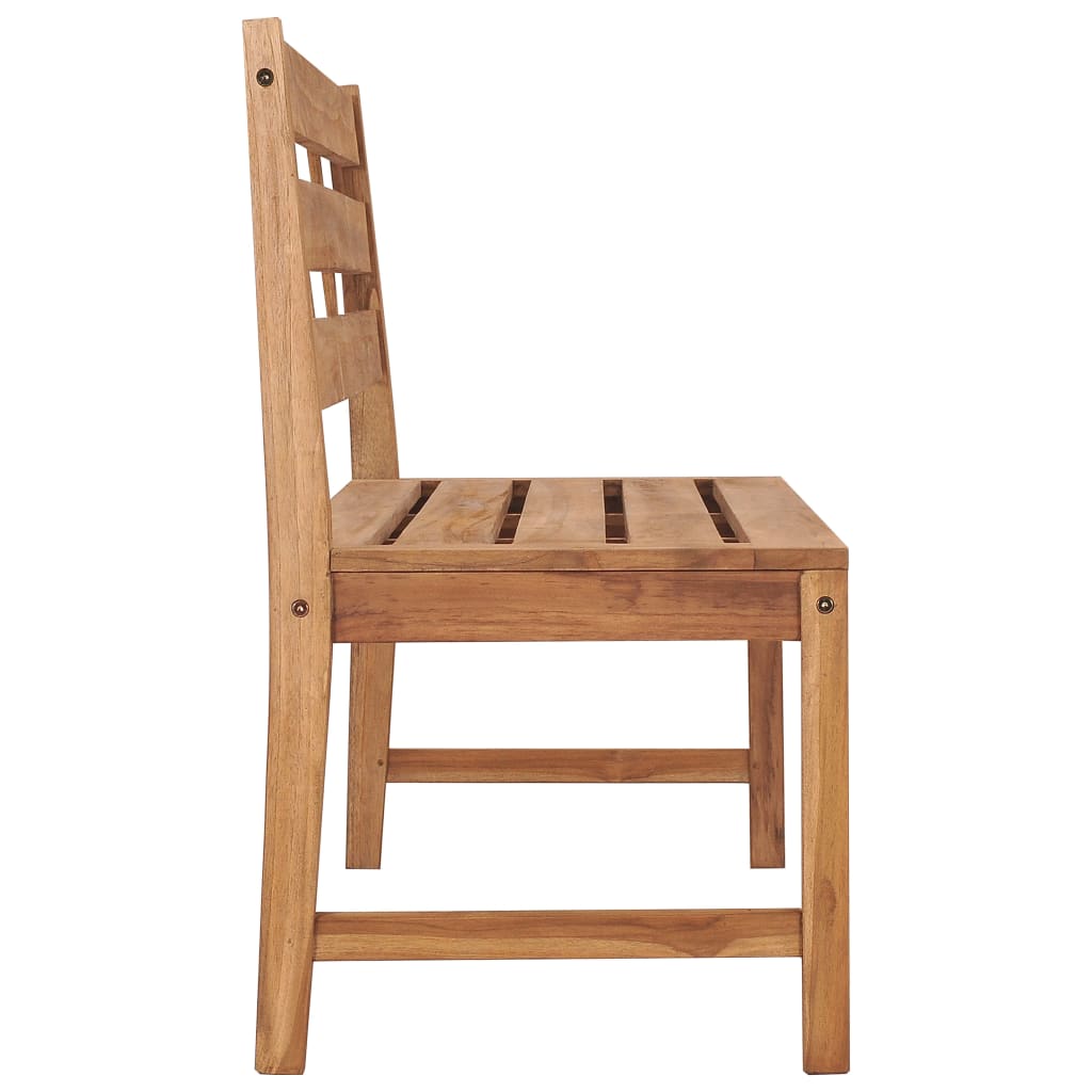 Gartenbank 150 cm Massivholz Teak