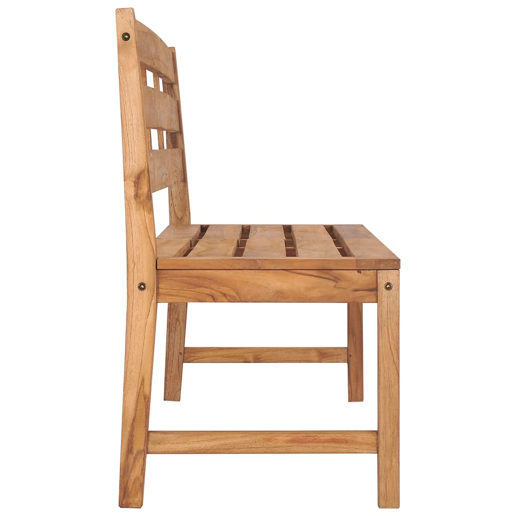 Gartenbank 170 cm Massivholz Teak