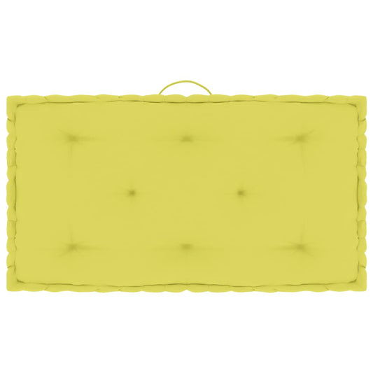 Paletten-Bodenkissen Apfelgrün 73x40x7 cm Baumwolle