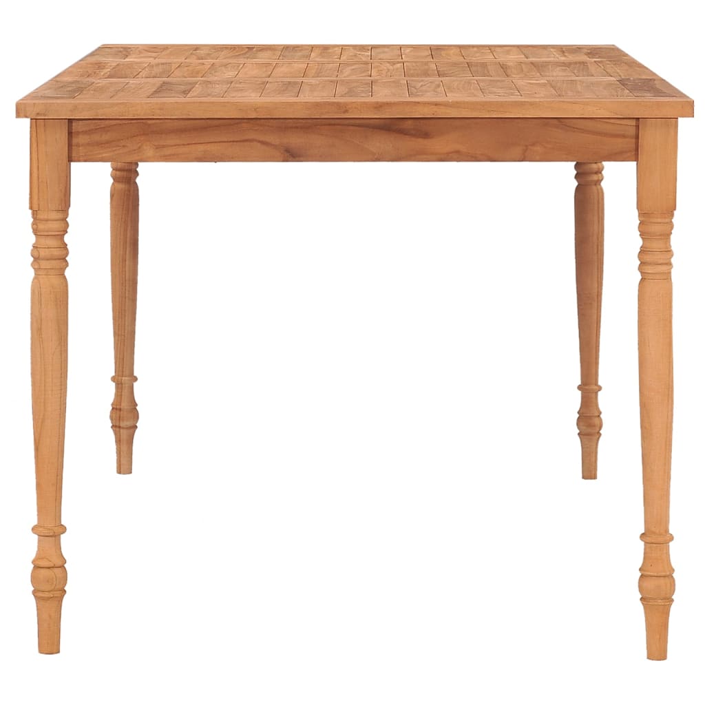 Batavia-Tisch 150x90x75 cm Teak Massivholz