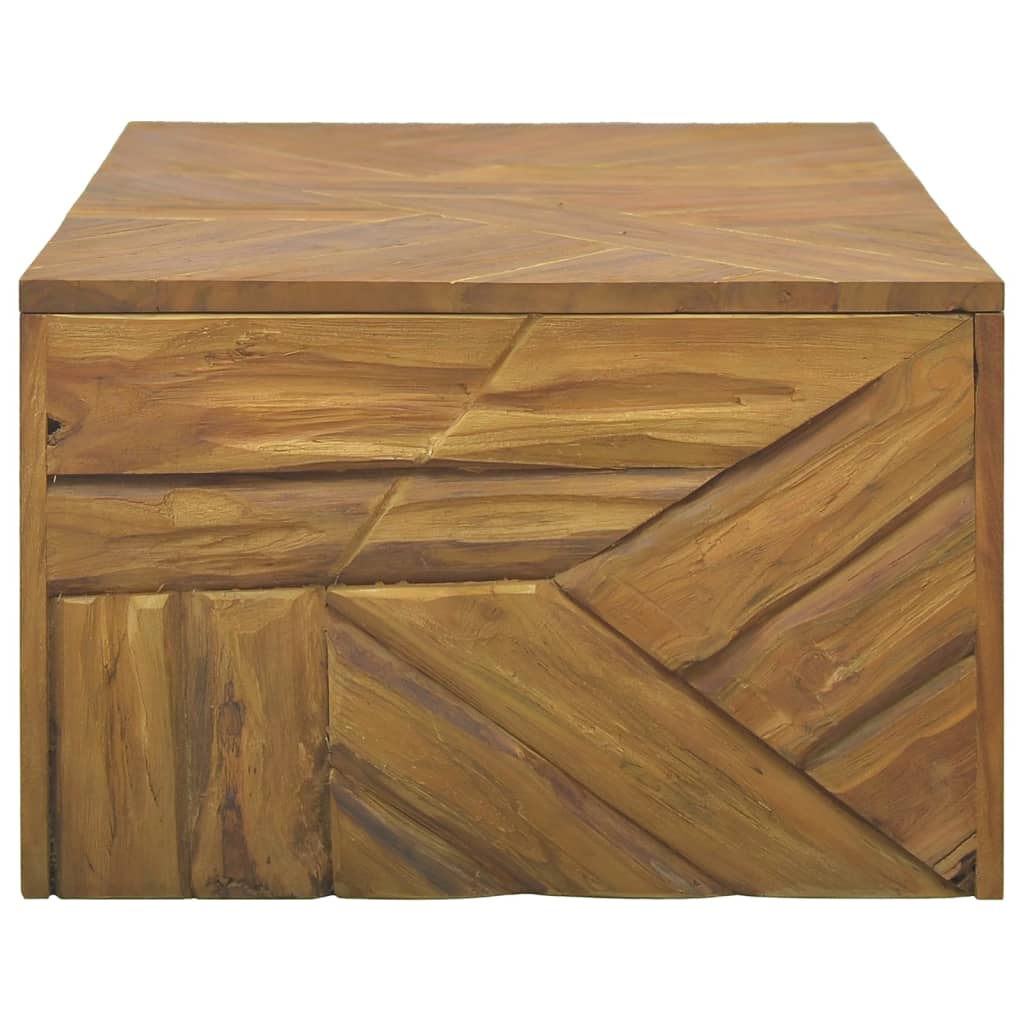 Couchtisch Erosion Teak Massivholz 110x60x38 cm