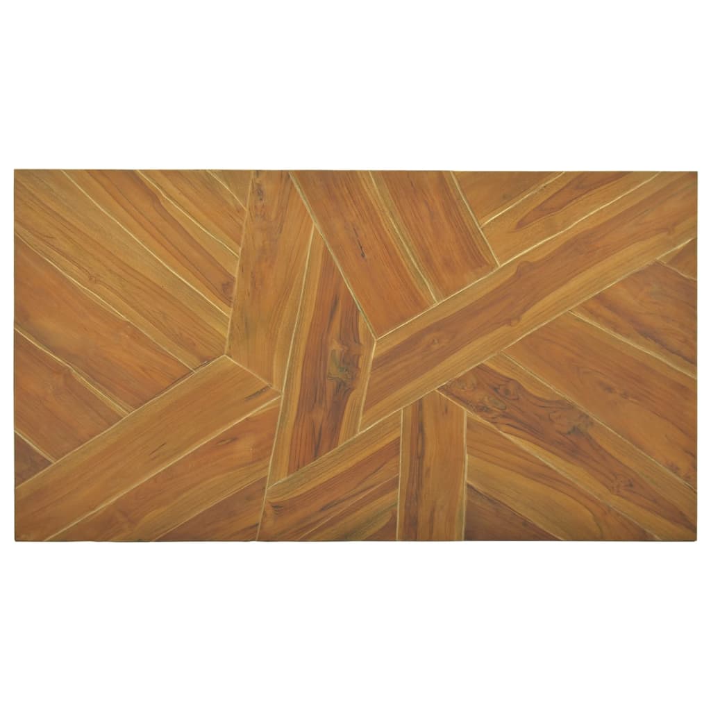 Couchtisch Erosion Teak Massivholz 110x60x38 cm